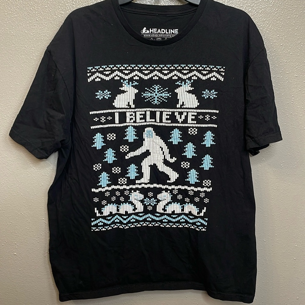 Attic Salt I Believe Big Foot Christmas Shirt